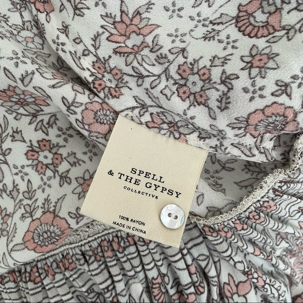 Spell & The Gypsy Jasmine Flutter Sleeve Playdress - image 8